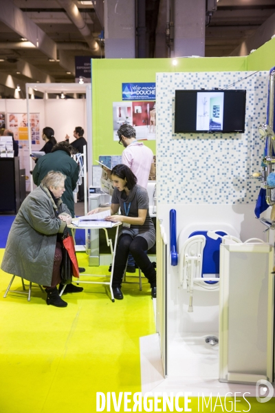 Silver economy expo, le salon des services à la personne, porte de Versailles à Paris