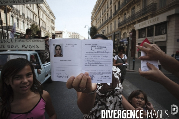 Manifestation de soutien aux Roms