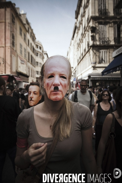 Manifestation de soutien aux Roms