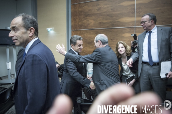 Nicolas Sarkozy : réunion avec le groupe UMP à l Assemblée Nationale