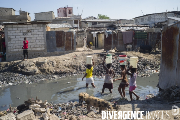 Probleme de l acces a l eau dans le quartier de martissant, haiti.