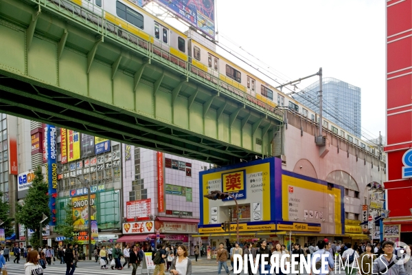 Tokyo. Le quartier Akihabara, appele aussi Electric town