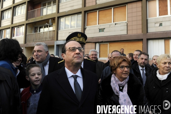 François HOLLANDE lance le programme national de renouvellement urbain à Lens et Boulogne-sur-Mer