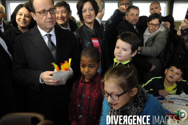 François HOLLANDE lance le programme national de renouvellement urbain à Lens et Boulogne-sur-Mer