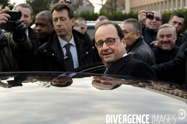 François HOLLANDE lance le programme national de renouvellement urbain à Lens et Boulogne-sur-Mer