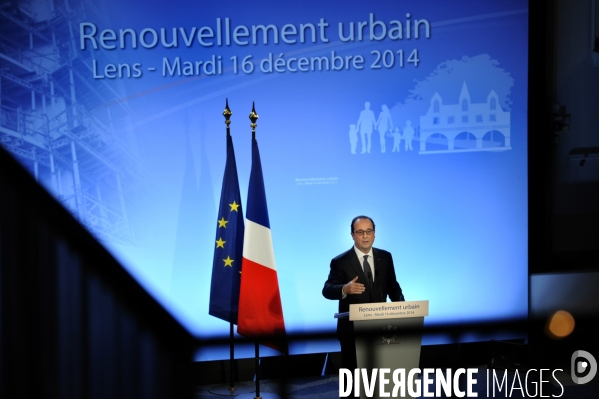 François HOLLANDE lance le programme national de renouvellement urbain à Lens et Boulogne-sur-Mer