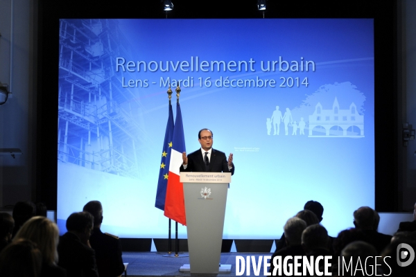 François HOLLANDE lance le programme national de renouvellement urbain à Lens et Boulogne-sur-Mer