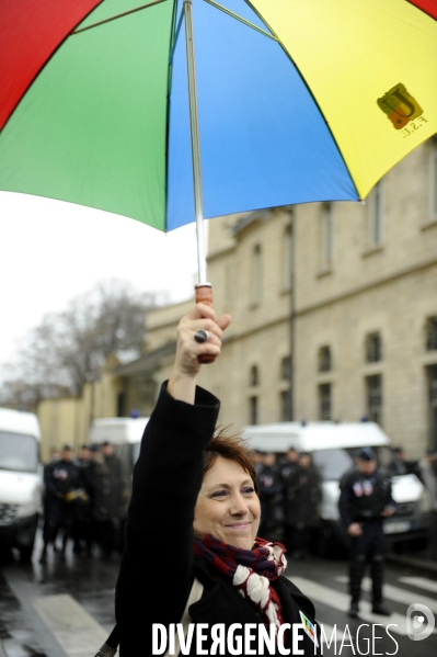 Manifestation contre la carte des REP (Réseaux d Education Prioritaires)