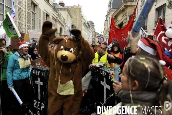 Manifestation contre la carte des REP (Réseaux d Education Prioritaires)