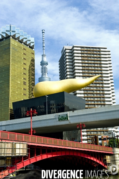 Tokyo.Le long de la riviere Sumida