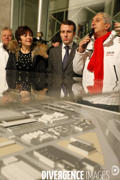 Emmanuel MACRON et Carole DELGA visitent le marche de Rungis