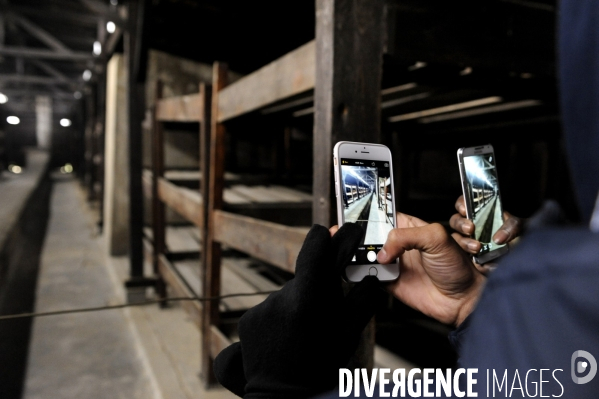Auschwitz. Visite de jeunes lycéens d Ile-de-France