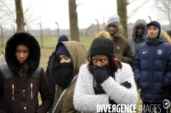 Auschwitz. Visite de jeunes lycéens d Ile-de-France
