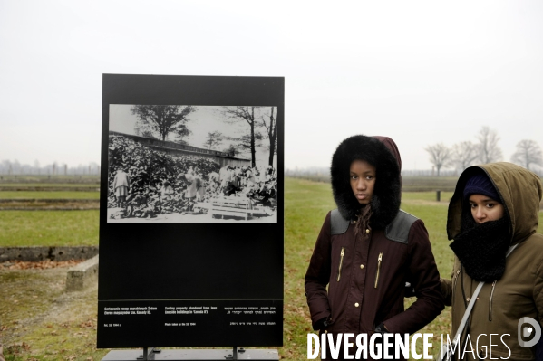 Auschwitz. Visite de jeunes lycéens d Ile-de-France
