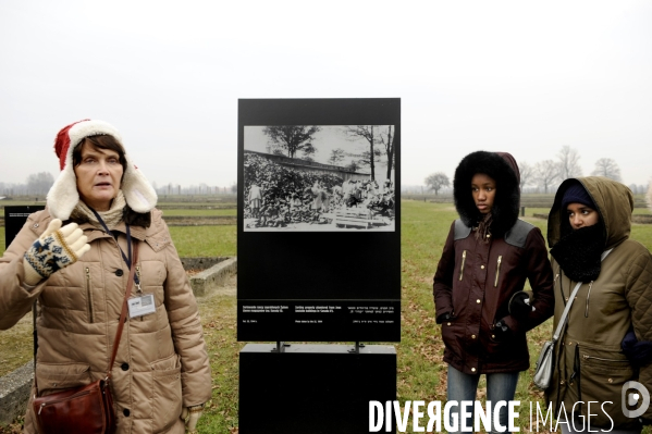 Auschwitz. Visite de jeunes lycéens d Ile-de-France