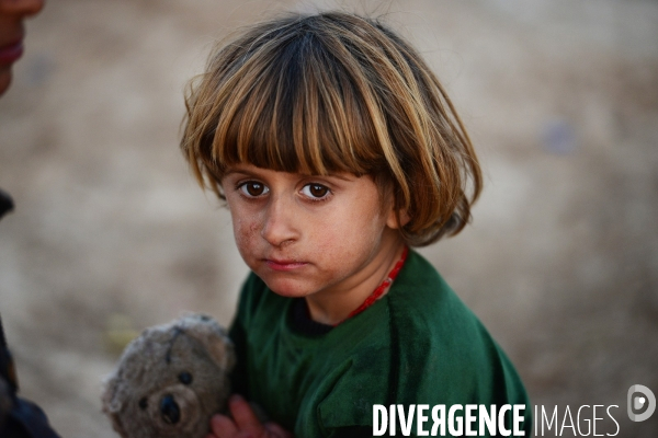 Yazidi Refugees at Khanke camp in Iraq. Réfugiés Yazidi au camp Khanke en Irak.