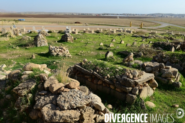 The Temple of Sheikh Zewa Name Sivan, the third most important temple of Yazidi religion. Le Temple de Cheikh Zewa Nom Sivan, le troisième plus important temple de la religion yézidie.