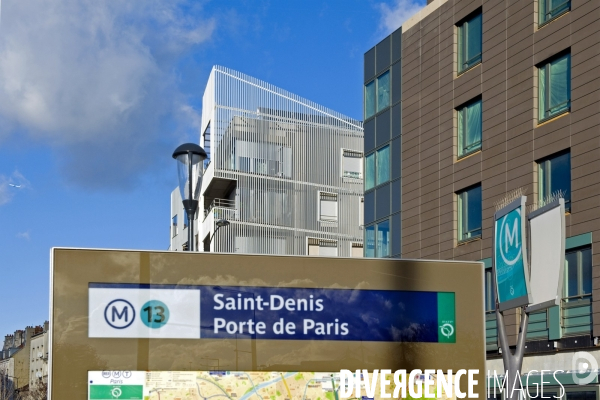 Illustration Décembre 2014. Amenagement Porte de Paris a Saint Denis