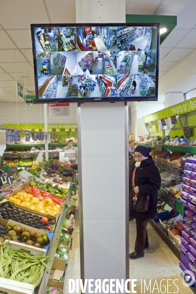 Illustration Decembre 2014. Video surveillance dans un magasin