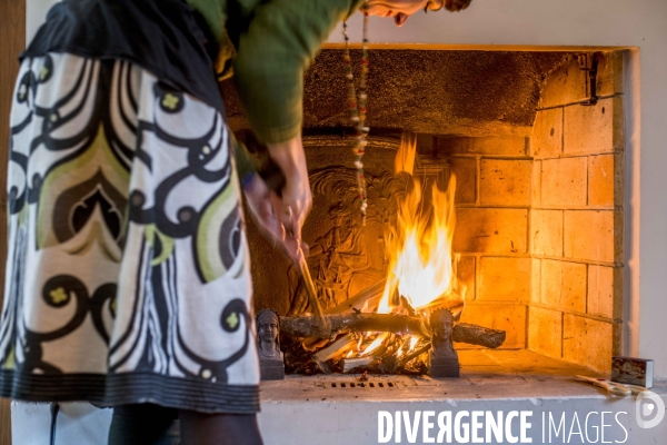 Feu de cheminée