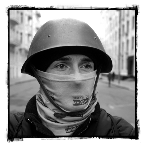 The Portraits of Anonymous Heroes of Ukraine Revolution 2014. Les Portraits de Anonyme Héros de Révolution Ukraine 2014.