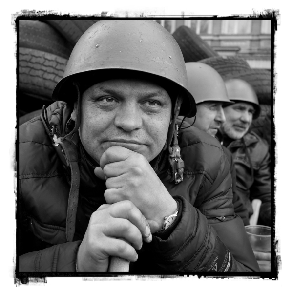 The Portraits of Anonymous Heroes of Ukraine Revolution 2014. Les Portraits de Anonyme Héros de Révolution Ukraine 2014.