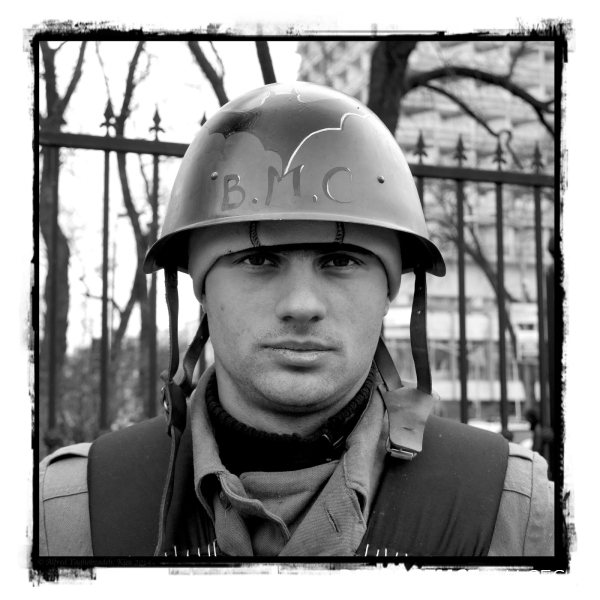 The Portraits of Anonymous Heroes of Ukraine Revolution 2014. Les Portraits de Anonyme Héros de Révolution Ukraine 2014.