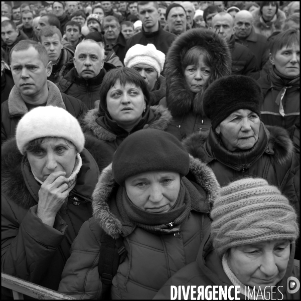 The Ukrainian Revolution 2014 Kiev. La révolution ukrainienne 2014 Kiev. B/W