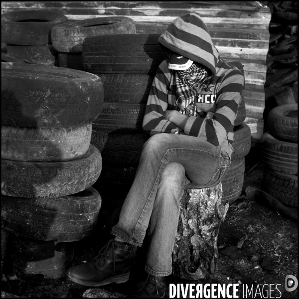 The Ukrainian Revolution 2014 Kiev. La révolution ukrainienne 2014 Kiev. B/W