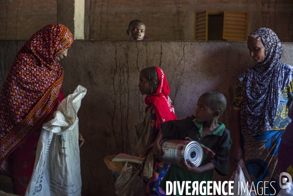 Reportage sur la situation alimentaire dans le camp de dosseye, au sud du tchad.