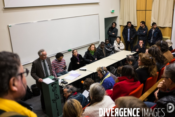 Conférence de presse au Lycée Guimard