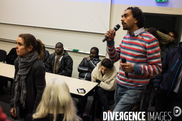 Conférence de presse au Lycée Guimard