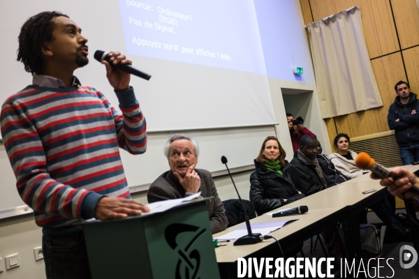 Conférence de presse au Lycée Guimard