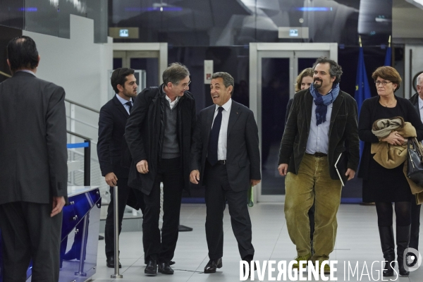 Nicolas SARKOZY, UMP, rencontre des acteurs du monde de la santé