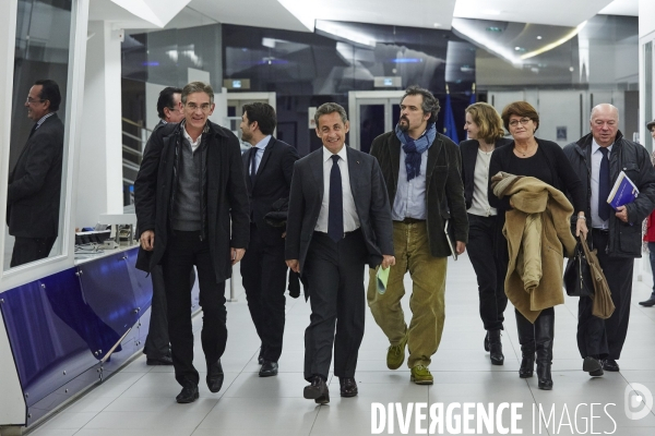 Nicolas SARKOZY, UMP, rencontre des acteurs du monde de la santé