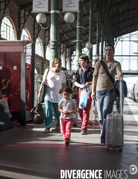 Gare du Nord, thalys, retour d Amsterdam