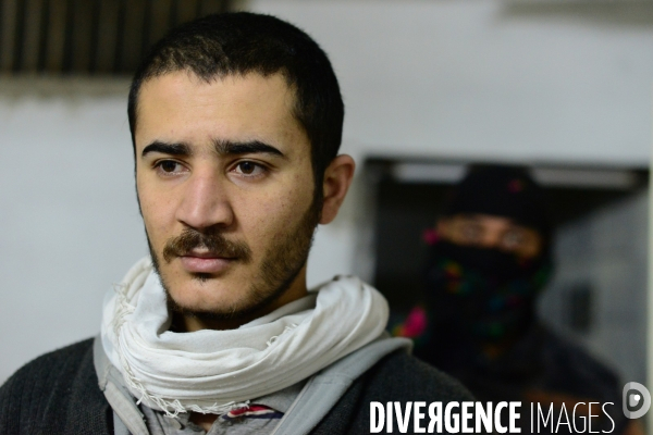The ISIS fighters Captured by YPG in Prison Syria. Combattants de Etat islamique (EI) Capturés par GPJ, Prison en Syrie.