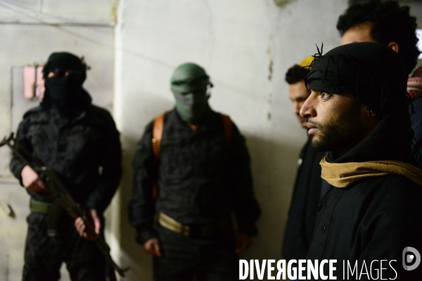 The ISIS fighters Captured by YPG in Prison Syria. Combattants de Etat islamique (EI) Capturés par GPJ, Prison en Syrie.
