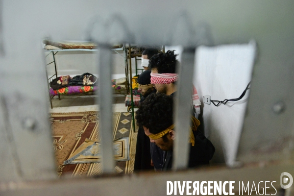 The ISIS fighters Captured by YPG in Prison Syria. Combattants de Etat islamique (EI) Capturés par GPJ, Prison en Syrie.