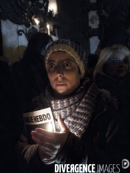 Je suis Charlie. Rassemblement Place de la République en hommage aux victimes de l attentat contre  Charlie Hebdo 