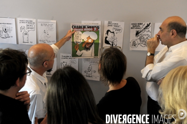 Charlie-Hebdo victime d un attentat. ARCHIVES