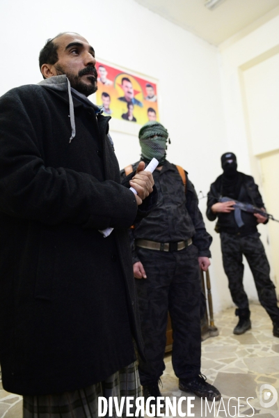 The ISIS fighters Captured by YPG in Prison Syria. Combattants de Etat islamique (EI) Capturés par GPJ, Prison en Syrie.