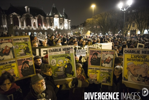 Je suis Charlie, Lille