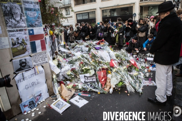 #JeSuisCharlie 09012015 Hommages