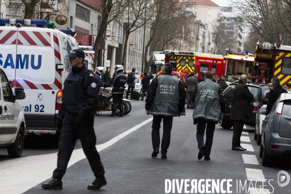 Montrouge : Scene de crime