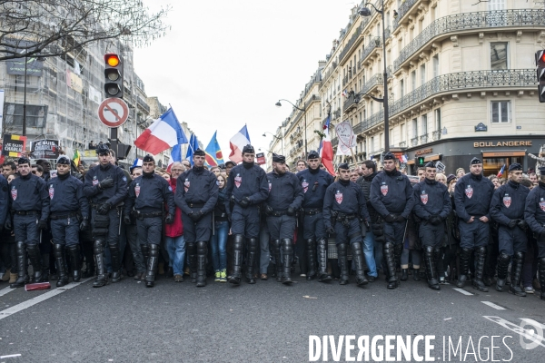 Je suis Charlie. Marche républicaine historique du 11 janvier 2015 après les attaques terroristes