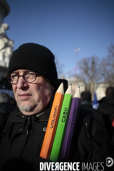 11 JANVIER 2015 (2) - Marche Républicaine à Paris contre le terrorisme