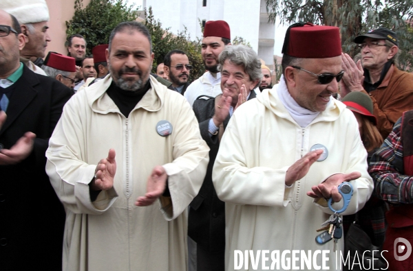 Je suis Charlie, Marrakech, Maroc.