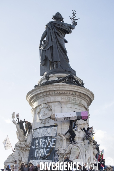 Nation - 11 janvier 2015 - Marche Charlie Hebdo