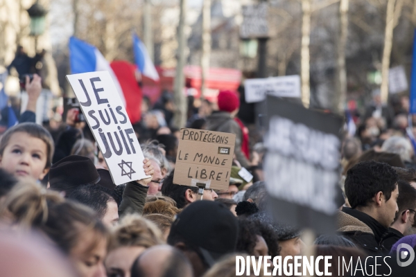 Nation - 11 janvier 2015 - Marche Charlie Hebdo